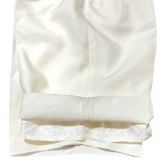 Alexander Wang White High Waist Viscose Wool Blend Bermuda Shorts Size 8 NWT - Picture 7 of 11